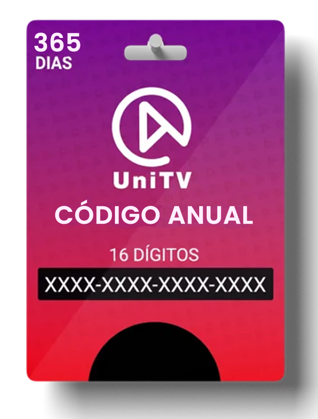 Código de Recarga UniTv Anual 365 Dias  No WhatsApp